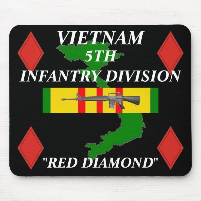 Tapis De Souris 5e infanterie Vietnam Mousepad 2/b (Devant)