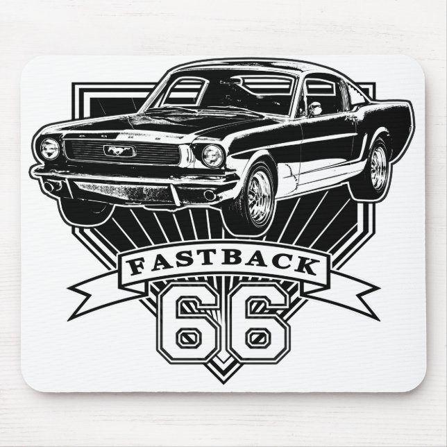 Tapis De Souris 66 Fastback (Devant)