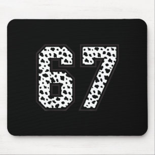 Tapis De Souris 67 6-7 Dalmate Mème Tendance Cool 67 Six Sept Amus