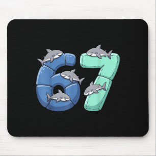 Tapis De Souris 67 Animaux Drôle 67 Brainrot Jeunesse Enfants Requ