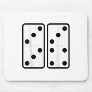 Tapis De Souris 67 Domino Six Seven Tuiles Mème Rétro Joueur Vinta