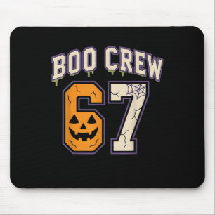 Tapis De Souris 67 Halloween Boo Crew Sports Jersey Brainrot mème