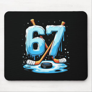 Tapis De Souris 67 Hockey Crème Glacée Drip Génération Alpha Argot
