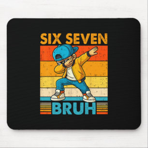 Tapis De Souris 67 Meme 6 7 Garçons Dabbing Six Sept Bruh Enfants