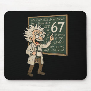 Tapis De Souris 67 Mème de maths drôle Professeur Génie Tableau no