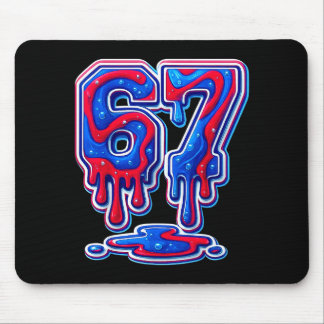 Tapis De Souris 67 Meme Drôle Six Sept Pour Garçons Et Filles Cool