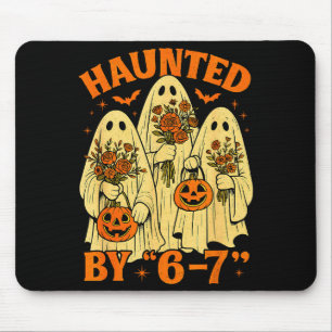 Tapis De Souris 67 Mème Fantôme Halloween Drôle Six Sept Gén