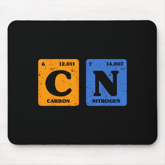 Tapis De Souris 67 Meme Funny Teacher Science Periodic Table Retro (Devant)