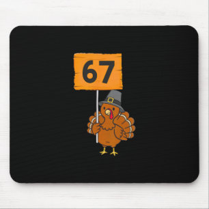Tapis De Souris 67 Meme Humour 6-7 Drôle Six Sept Dinde Action de 