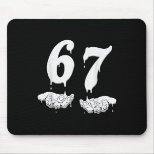 Tapis De Souris 67 Meme Humour Numéro 6 7