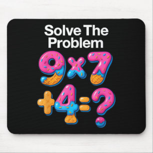 Tapis De Souris 67 Meme Prof de maths Crème qui coule 6 7 Brainrot