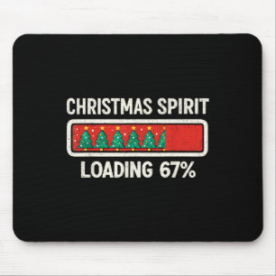 Tapis De Souris 67 Meme Six Seven Esprit de Noël Chargement Gen Z 