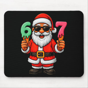 Tapis De Souris 67 Noël Drôle Six Sept Crème Glacée Mème 67 Chr