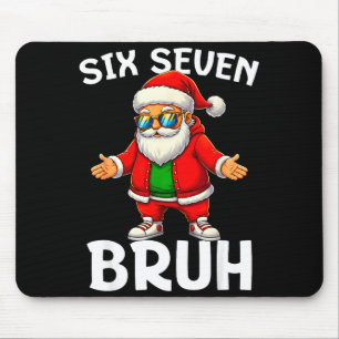 Tapis De Souris 67 Noël Drôle Six Sept Mème Brainrot Père Noël K