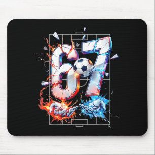 Tapis De Souris 67 Soccer Six Seven Soccer 6 7 Enfants Garçons Fil