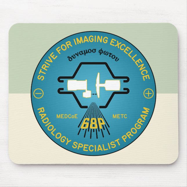 Tapis De Souris 68P Radiology Specialist Program Emblem (Devant)