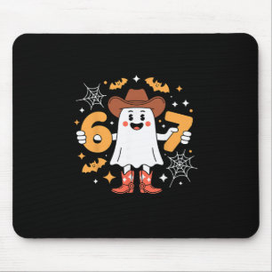 Tapis De Souris 6 7 Halloween Fantôme 67 Meme Gen Alpha Six Sept