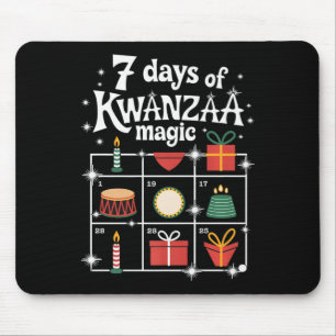 Tapis De Souris 7 Jours De Kwanzaa Kinara Magic Festive Magique Sy
