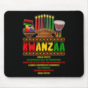 Tapis De Souris 7 Principes De La Célébration De Kwanzaa Pan Afric