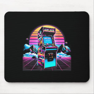 Tapis De Souris 80s 90s Vintage Retro Arcade Jeu vidéo Old School