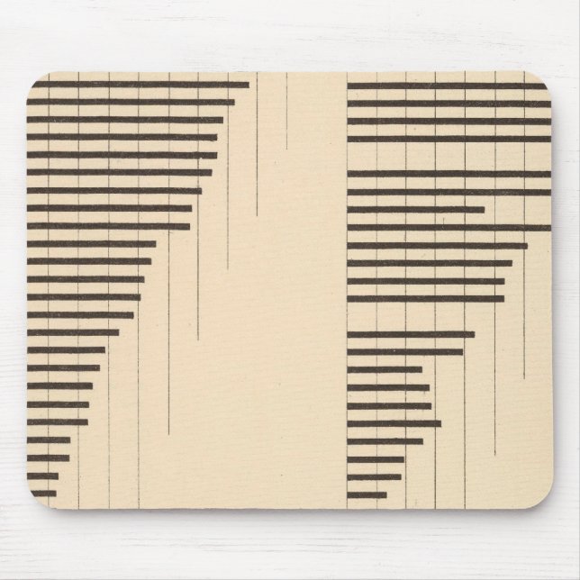 Tapis De Souris 82 Proportion d'analphabètes par État 1900, 1890 (Devant)
