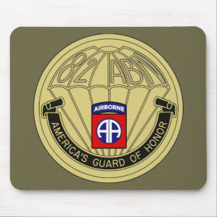 Tapis De Souris 82e division aéroportée - Garde d'honneur de l'Amé