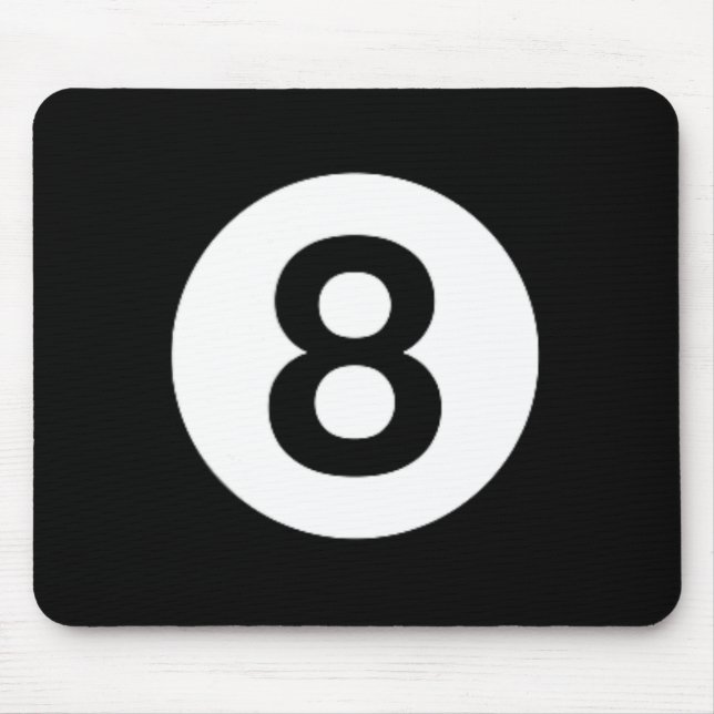 Tapis De Souris 8 Billard Billard Billard Billard Costume de table (Devant)