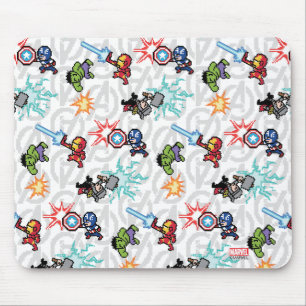 Tapis De Souris 8Bit Avengers Attaquent