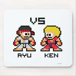 Tapis De Souris 8bit Ryu CONTRE Ken