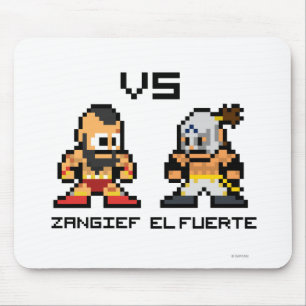 Tapis De Souris 8bit Zangief CONTRE l'EL Fuerte