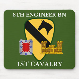 TAPIS DE SOURIS 8E BATAILLE D'INGÉNIEURS 1ÈRE CAVALRY