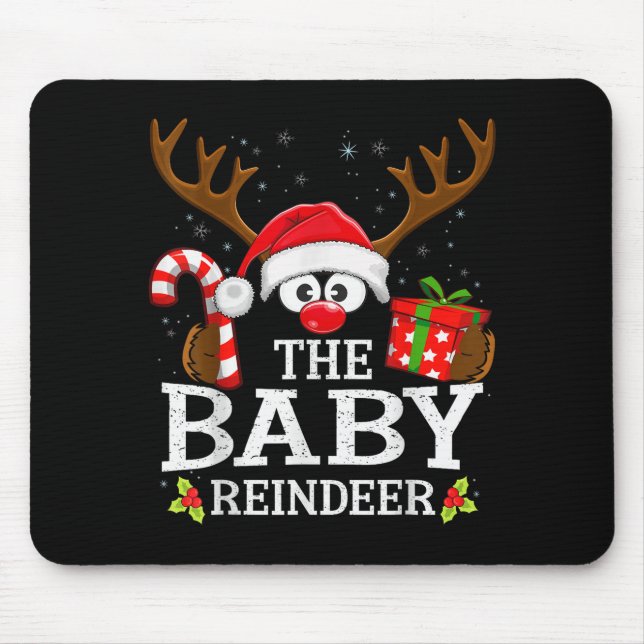 Tapis De Souris 99 Matching Christmas Reindeer Squad - Uni-adults  (Devant)