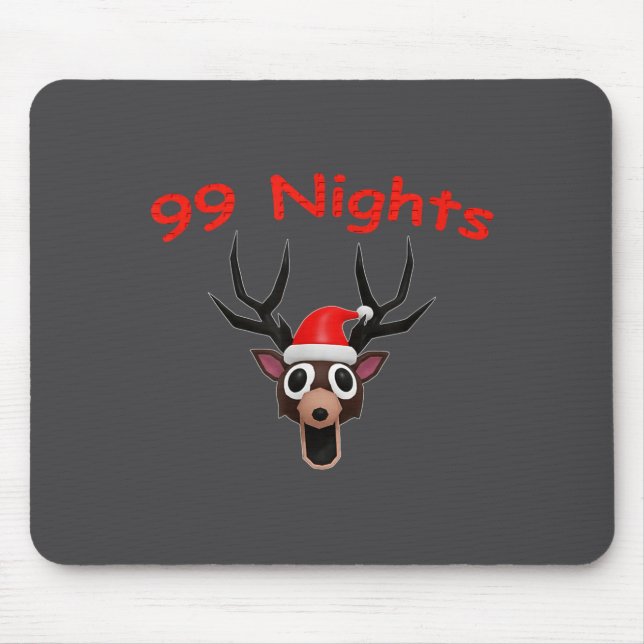 Tapis De Souris 99 Nights Christmas Deer Gamer Fan Merch  (Devant)
