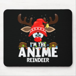 Tapis De Souris 99 rennes de Noël assortis Anime - Uni-adultes,