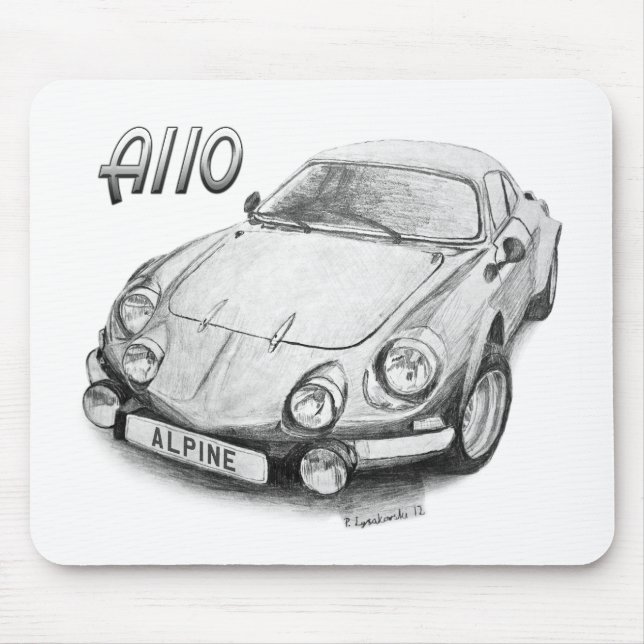 Tapis De Souris A110 alpin (Devant)