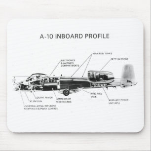 Tapis De Souris A-10 coup de foudre II