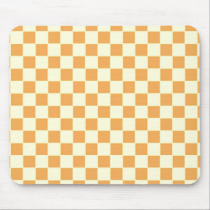 Tapis De Souris à carreaux jaunes