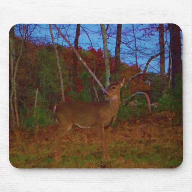 Tapis De Souris A Deer : Gold Red Green et Blue (Devant)