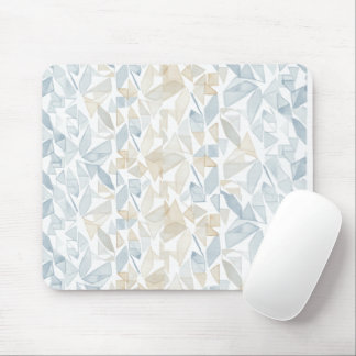 Tapis de souris à facettes de cristal aquarelle