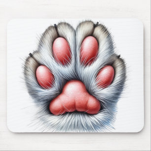 Tapis de souris à griffe de chat – Mignon et amusa