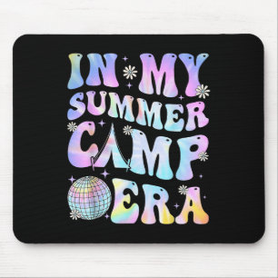 Tapis De Souris À l'époque de mon camp d'été Camping Tie Dye Derni