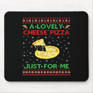 Tapis De Souris A Lovely Cheese Pizza Alone Funny Kevin X Mas Home