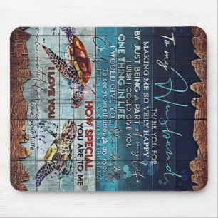 Tapis De Souris À ma lettre de mari, belle lettre de mari