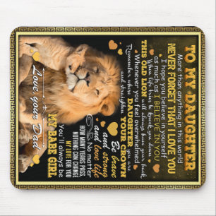 Tapis De Souris À Mon Lion Femme Cadeau Anniversaire, Amour Femme