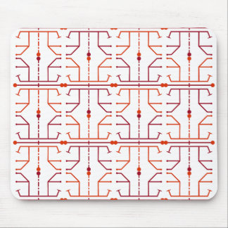 Tapis de souris à motif abstrait de hiéroglyphe