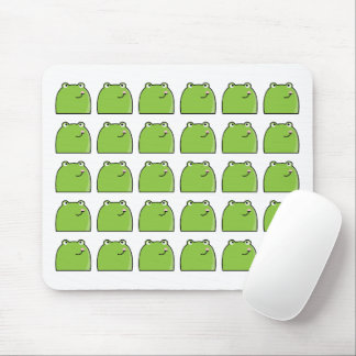 Tapis de souris à motif de grenouille verte origin