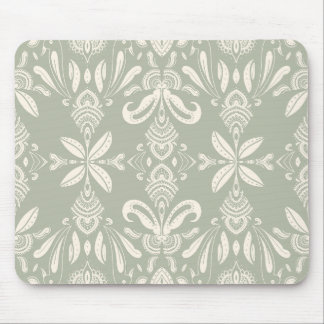 Tapis de souris à motif floral minimal