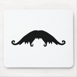 Tapis de souris à moustache noire chic