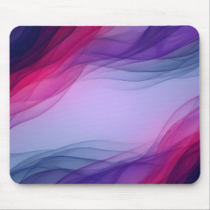 Tapis de souris à vagues superposées violet magent