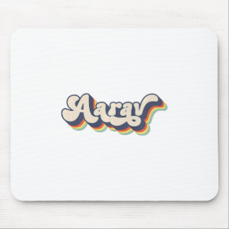 Tapis De Souris Aarav Nom de famille personnalisé prénom Aarav P